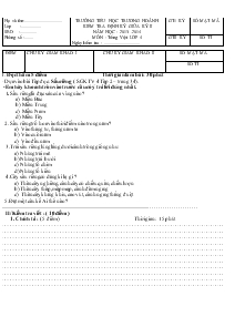 Đề kiểm tra định kỳ giữa kỳ II môn Tiếng Việt Lớp 4 - Năm học 2013-2014