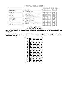 Đề kiểm tra học kỳ I môn Ngữ văn Lớp 11 - Trường THPT Lê Quý Đôn