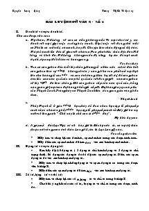 Bài luyện ngữ văn 6 - Số 4