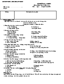 Đề kiểm tra 15 phút môn : ngữ văn 7( bài số 1)