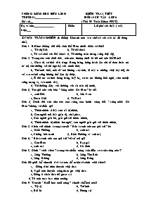 Đề kiểm tra 1 tiết Môn:văn lớp 6 Phòng giáo dục Đức Linh Đề 13
