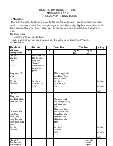 Đề kiểm tra học kì II (2011-2012) Môn: ngữ văn 6