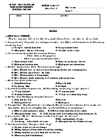 Kiểm tra 45 môn: văn 7