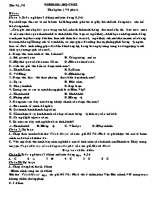 Kiểm tra học kì I thời gian ( 90 phút )