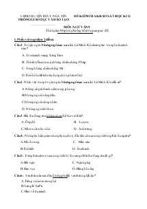 Đề 5 kiểm tra khảo sát học kì 2