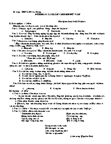 Đề khảo sát lần 4 môn ngữ văn