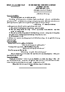 Đề thi chọn học sinh giỏi cấp huyện. năm học 2007-2008 môn thi : ngữ văn 8 (thời gian làm bài 120 phút)