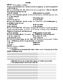 Đề thi Ngữ Văn giữa kì II có đáp án
