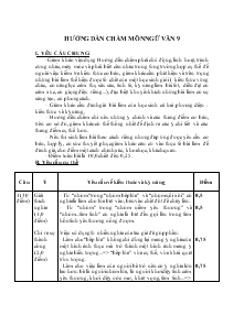 Hướng dẫn chấm môn ngữ văn 9