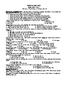 Kiểm tra học kì II môn: ngữ văn 8 thời gian : 90 phút(không kể thời gian giao đề)