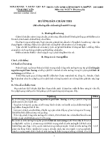 Kỳ thi tuyển sinh lớp 10 trung học phổ thông năm học 2012-2013 môn thi : ngữ văn (chuyên)
