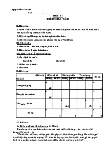 Tiết 41 kiểm tra văn Năm 2008-2009