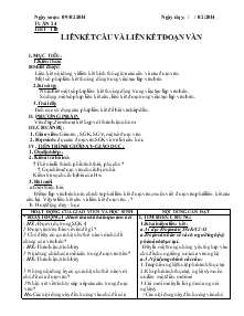 Bài giảng Liên kết câu và liên kết đoạn văn