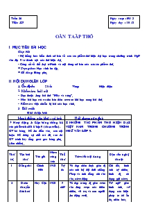 Bài giảng Ôn tập thơ