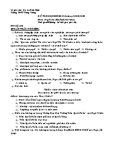 Đề thi học kì II –năm học 2008- 2009 môn :ngữ văn-khối 10 (cơ bản) Trường THPT Trưng Vương