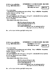 Đề thi khảo sát chất lượng học kì I Năm học: 2010- 2011 Môn : Ngữ Văn Lớp 10 Trường THPT Minh Khai Đề 01