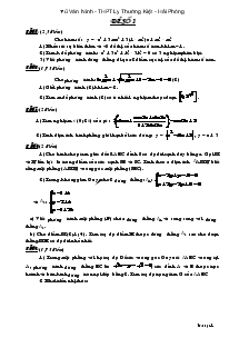 Đề toán số 1