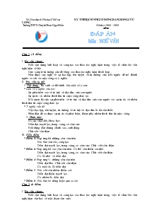 Kỳ thi học sinh giỏi đồng bằng sông Cửu Long năm học 2008 – 2009
