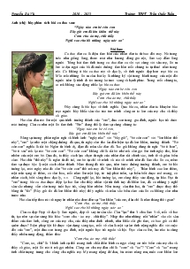 Anh (chị) hãy phân tích bài ca dao sau: “Ngày nào em bé cỏn con Bây giờ em đã lớn khôn thế này Cơm cha áo mẹ, chữ thầy Nghĩ sao cho bõ những ngày ước ao”