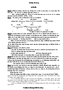 Bài tập hoá học