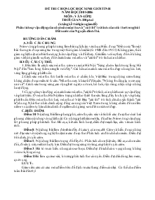 Đề thi chọn lọc học sinh giỏi tỉnh năm học 2005-2006 môn:văn-lớp12 thơì gian:150 phút