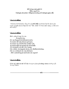 Đề thi học sinh giỏi 12 Môn: ngữ Văn Thời gian làm bài: 180 phút