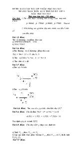 Đề thi máy cầm tay lớp 9 năm học 2011-2012 thi giải toán trên máy tính bỏ túi lớp 9 năm học 2011-2012