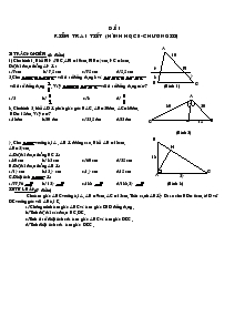 Kiểm tra 1 tiết (hình học 8-Chương III)