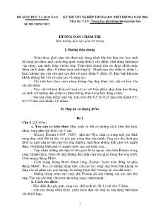 Kỳ thi tốt nghiệp trung học phổ thông năm 2006 Môn thi:Văn - Trung học phổ thông không phân ban