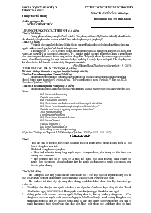 Kỳ thi tốt nghiệp trung học phổ thông năm học 2013 môn thi : ngữ văn