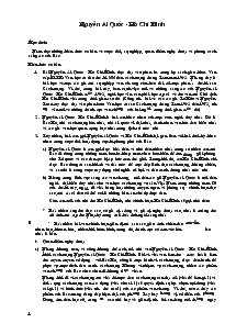 Nguyễn Ái Quốc - Hồ Chí Minh