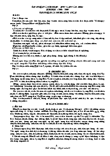 Ôn luyện và bồi dưỡng ngữ văn 9 vào thpt năm học : 2008 - 2009 ôn luyện các đề phần tự luận