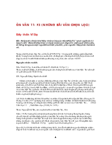 Ôn văn 11- P3 ( những bài văn chọn lọc )