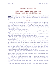 Phân tích hình tượng ông lái đò trong tác phẩm 