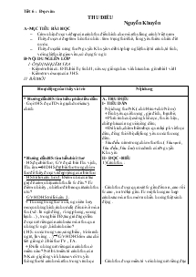 Tiết 6 : Đọc văn Thu điếu Nguyễn Khuyến