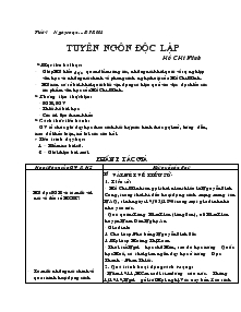 Tuyên ngôn độc lập - Hồ Chí Minh