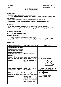 Chuyên đề Diện tích tam giác