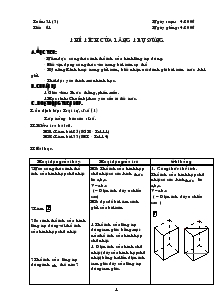 Chuyên đề Thể tích của lăng trụ đứng