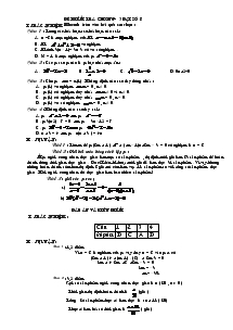 Đề kiểm tra chương 3 Đại Số 8