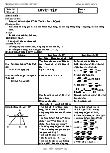 Giáo án Toán Lớp 8 Tuần 23 Tiết 41