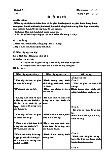 Ôn tập học kỳ I Toán 8