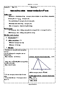 Bài giảng Tính chất ba đường trung tuyến của tam giác