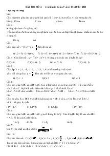 Bài thi số 2 (violimpic toán 7 vùng 15) 2013-2014