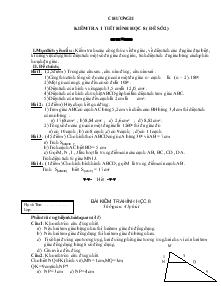 Chương II Kiểm tra 1 tiết hình học 8 ( đề số 2)