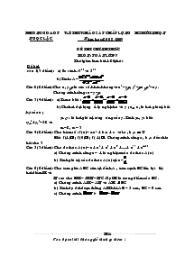Kỳ thi khảo sát chất lượng học sinh mũi nhọn  năm học:2008-2009