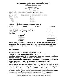 Đề thi khảo sát học sinh giỏi - Lớp 5 năm học : 2007 - 2008 môn thi : toán