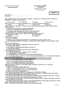 Đề thi trắc nghiệm bộ môn học sinh học thời gian làm bài: 45 phút