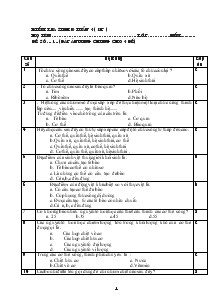 Kiểm tra sinh 10 tuần 4 ( 15 phút)