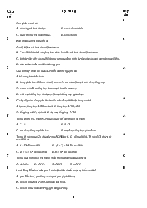 Kiểm tra sinh 12 tuần 8