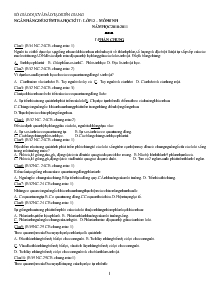 Ngân hàng đề kiểm tra học kì 2 - Lớp 12 – môn sinh năm học 2010-2011